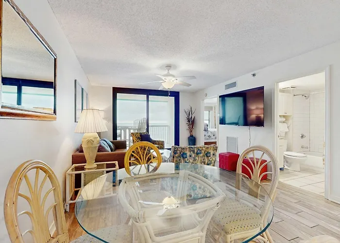 Holiday home Beachfront With Private Balcony Shared Pool And Hot Tub